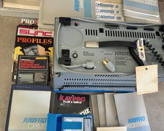 This is the KayPro 2 unit with all the manuals and books still in the box