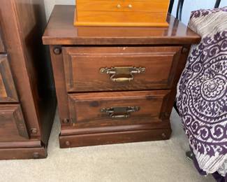 Night stand matches chest, only one needs handle attached better