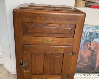 Ice Box, pre refrigerator days,