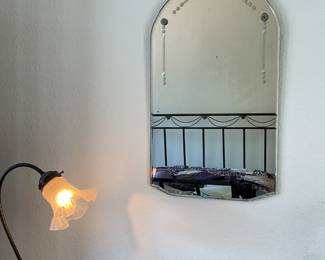 Wall mirror over vanity is bigger than it looks, but if buying vanity we have three other wall mirror options