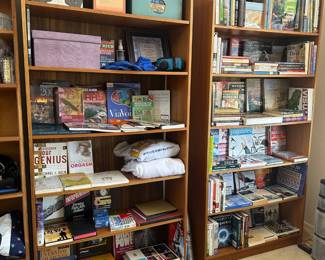 Six high shelves