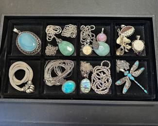 Sterling pendants and chains