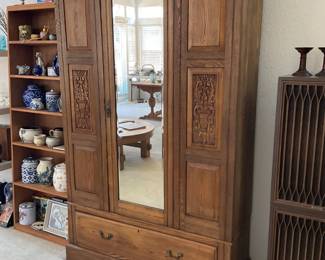 Armoire, wardrobe closet, great extra storage for extra clothes,