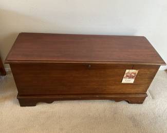 Lane cedar chest with tag still attached