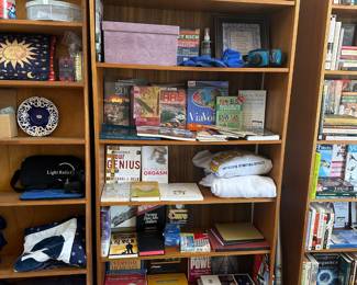 Books, boxes, etc.