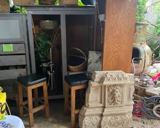 Stools, Cabinets & Architectural Details
