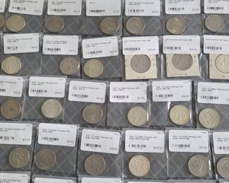 Liberty and Kennedy Half Dollars