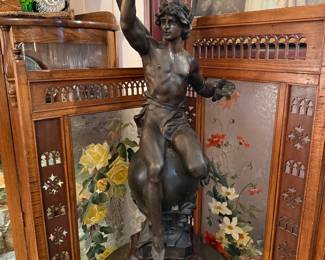 Marcel "Genie des Arts" Iron Sculpture