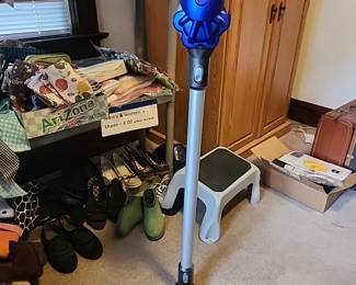 Dyson DC 35-- works fine--with all attachements