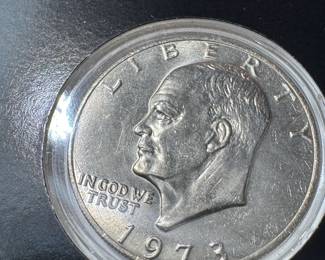 1973 key date Eisenhower coin