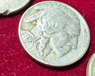 1936 Indianhead nickel