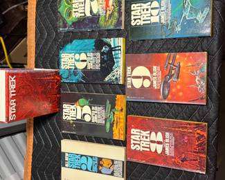 set of 1968 and 1972 Star Trek paperback novelettes