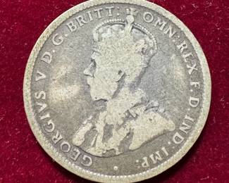 1917 silver shilling