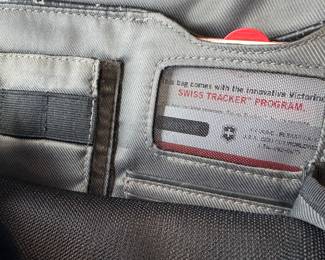 vintage victorinox by Swiss Army nylon laptop bag with original padded shoulder strap and registration ID