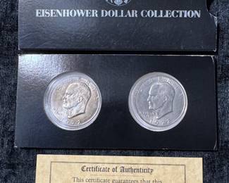 1972 Eisenhower dollar set