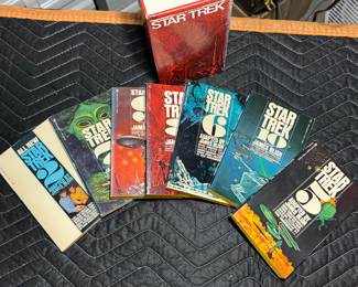 set of 1968 and 1972 Star Trek paperback novelettes
