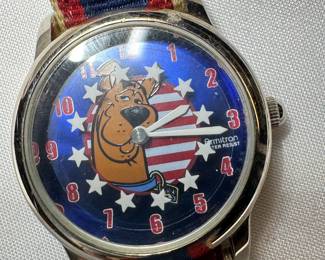 rare, Scooby Doo, stars and stripes dial vantage watch