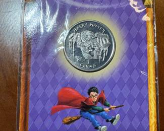 Harry Potter, isle of Man legal tender coin. 1 crown