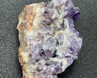 large chunk of rare iron included, amethyst