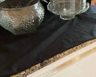 Cake Stand With Dome And Punchbowl Bowl