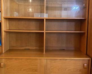 Bookshelf With Glass Doors