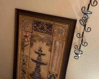 Decor With Signed Piece Of Pottery, Picture And More