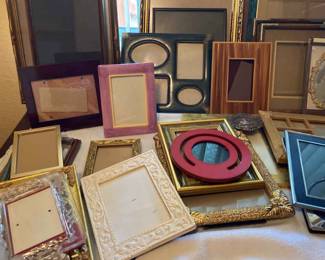 Lot Of Picture Frames All Sizes