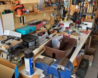 clamps, drill press, vices and more