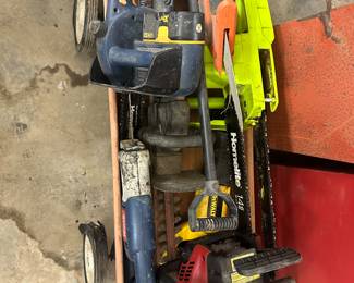 Chainsaws, Reciprocating saws, hedge trimmer