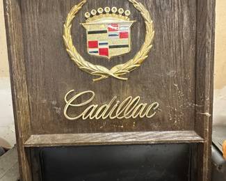 Large Cadillac Plaque