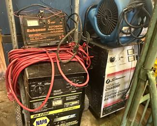 Battery charger starters