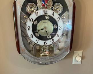 This clock has beautiful music on hour and half hour