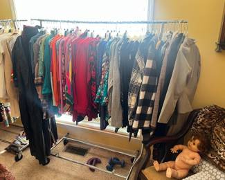 Tons of really nice ladies S & M clothes