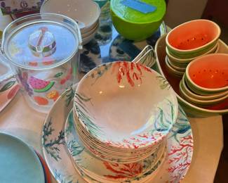 tons of picnic and party ware