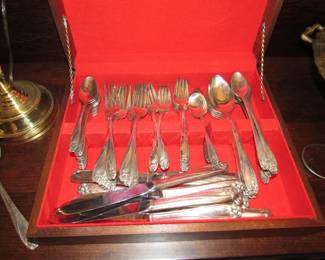 Vintage silver plate set