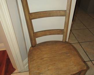 One of four chairs