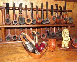 Vintage pipe collection