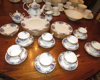 Beautiful Royal Albert 'Moonlight Rose' china set