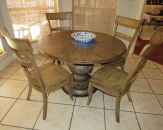 Sturdy solid wood table & chairs from World Market