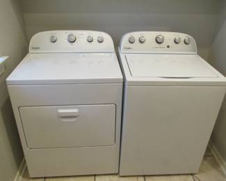 Clean Whirlpool washer & dryer