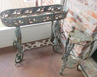 Heavy cast iron pieces