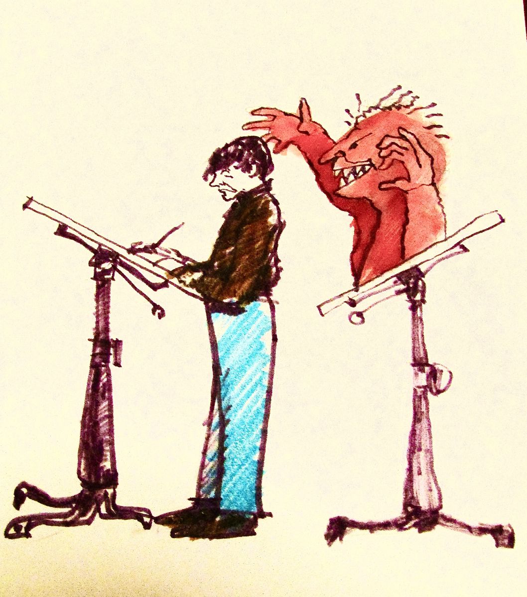 Noel Spangler self-portrait