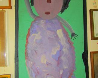 Mose Tolliver folk art painting