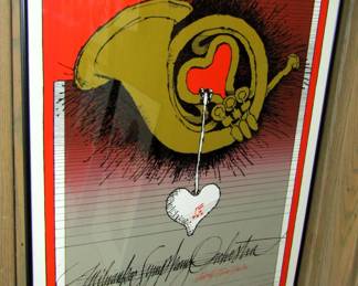 Milwaukee Symphony Orchestra poster 1970s