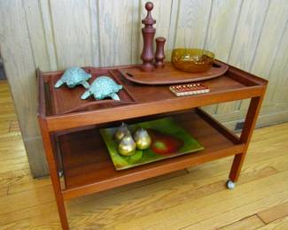 Mid-Century bar cart