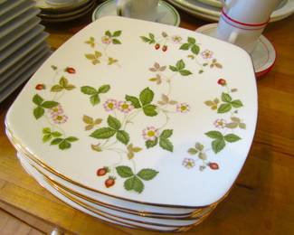 Wedgewood "Wild Strawberry" dishes