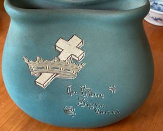 Rare Weller Dickensware pillow vase