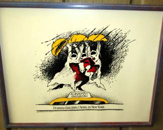 Noel Spangler "April in New York" poster