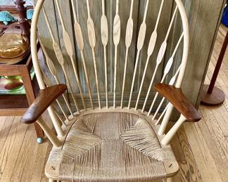 Johannes Hansen  For Hans Wegner Peacock chair 