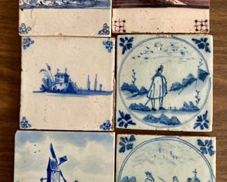Antique Delft tiles